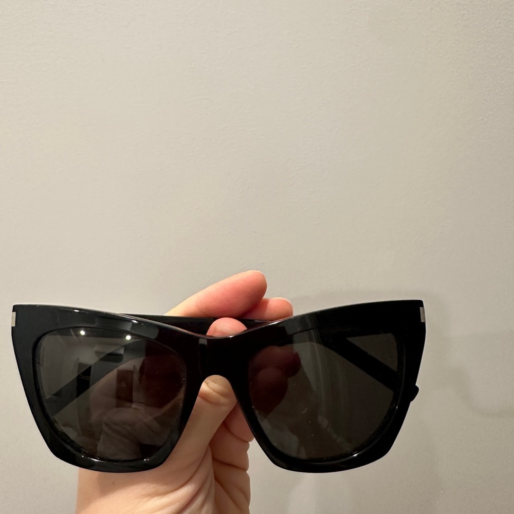 Saint Laurent Glossy Black Sunglasses